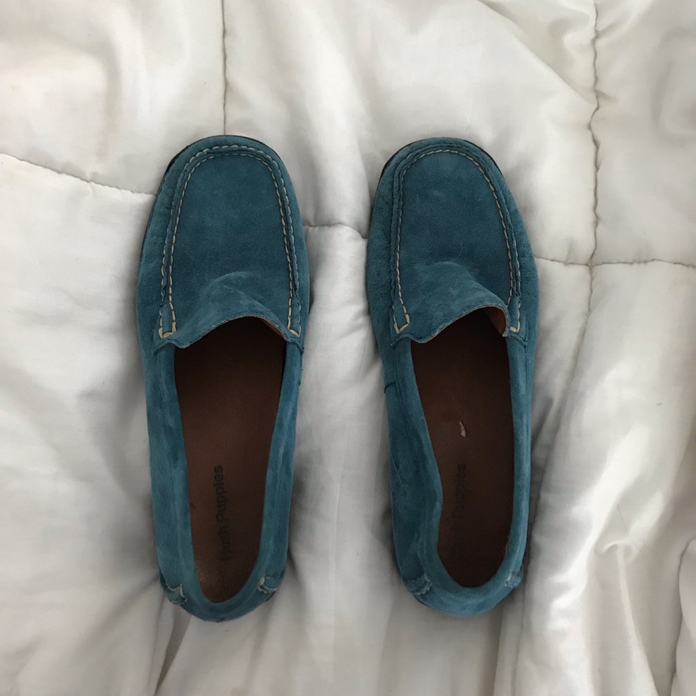 Blue hush puppies